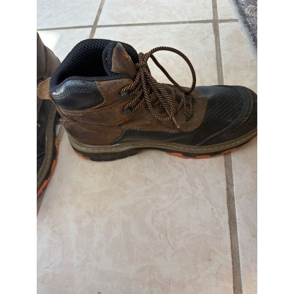 Wolverine Men's Overpass Composite Toe Waterproof Work Boots, Brown, 11 EW